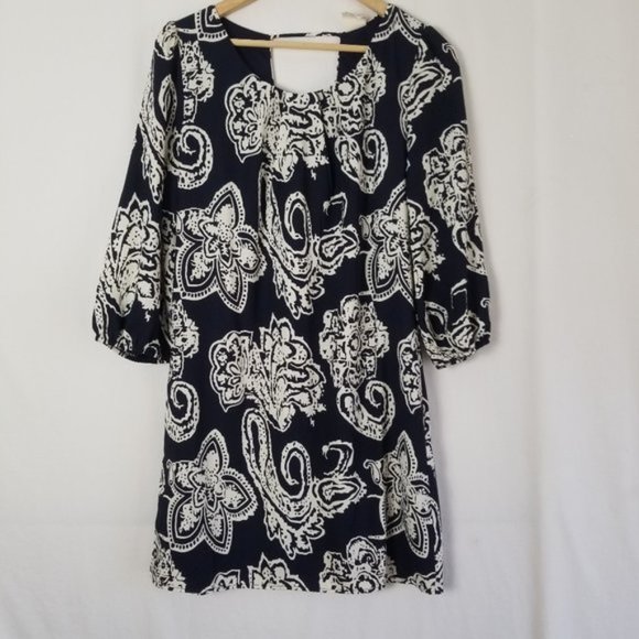 Pink Owl Dresses & Skirts - Pink Owl floral 3/4 sleeves floral mini dress size M (216)